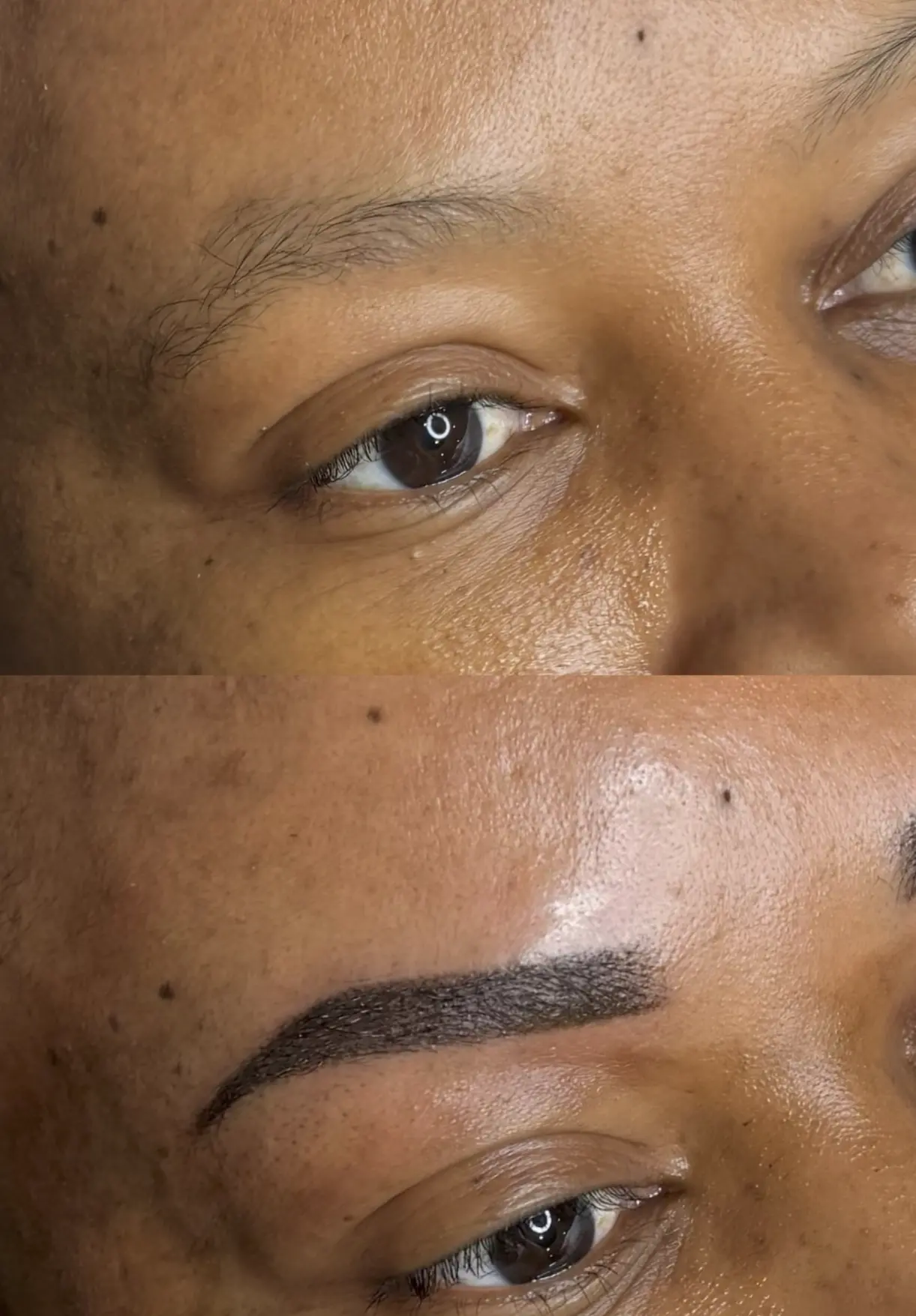 eyebrow tattoo healing stages