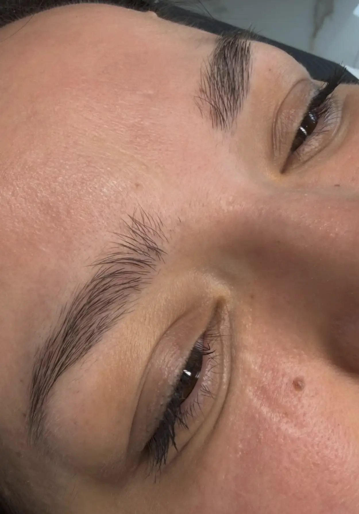 eyebrow tattoo scabbing