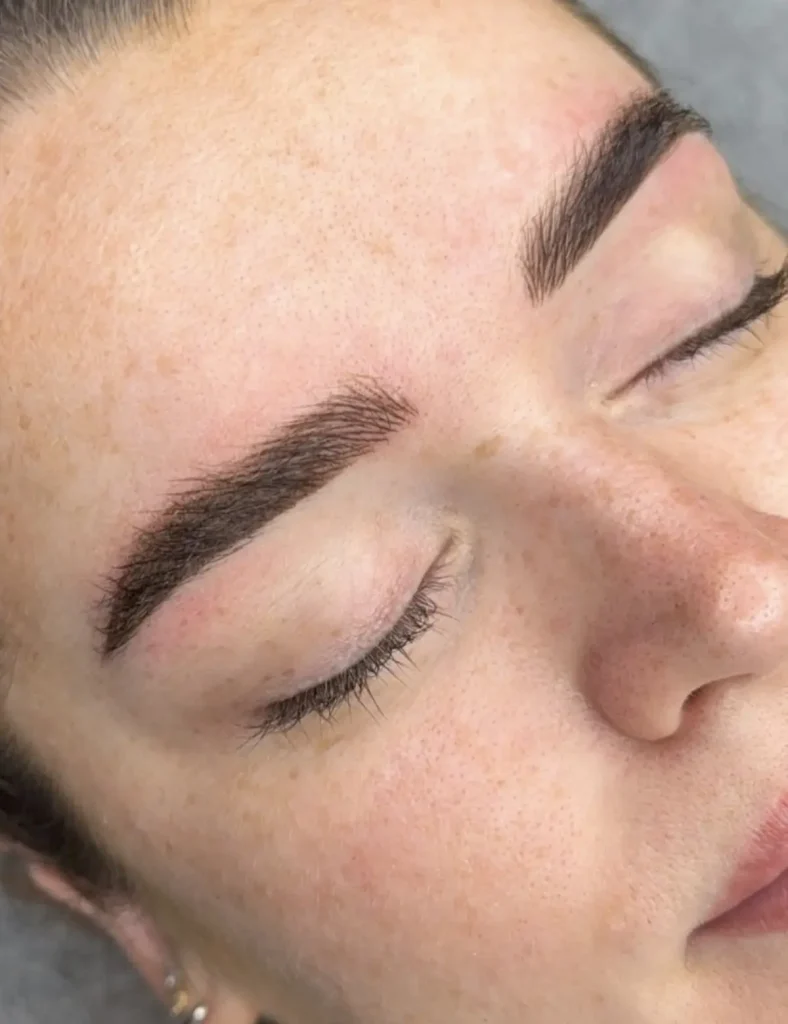 ombre eyebrow tattoo