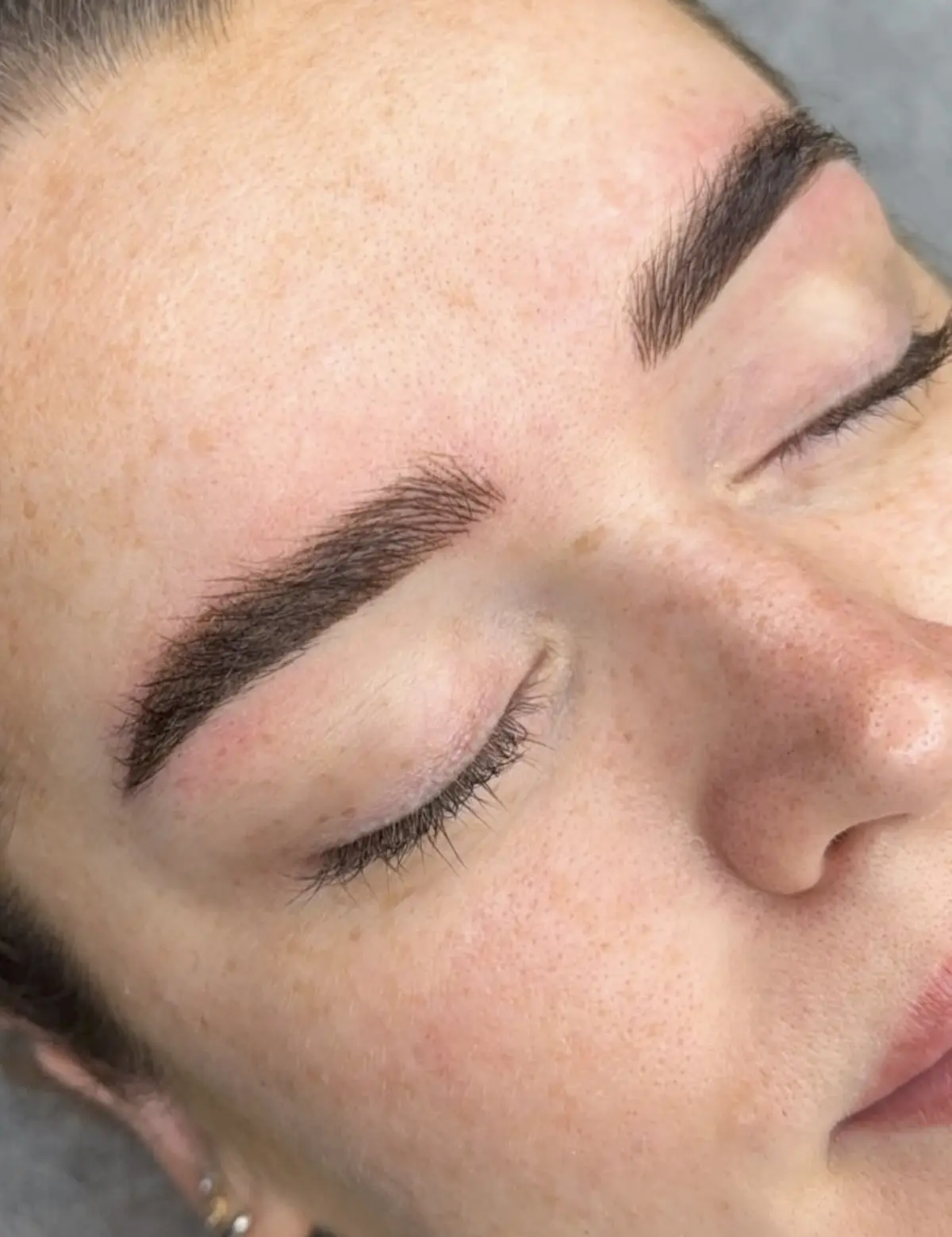 ombre eyebrow tattoo